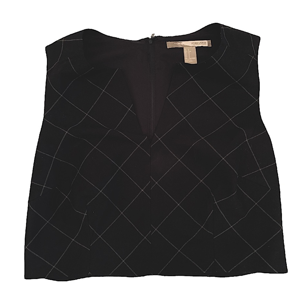 Checkered Crop Top
